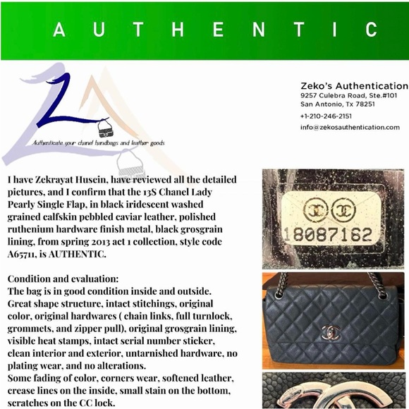 SOLD 13S Chanel Lady Pearly Quilted Flap Black Iridescent
Caviar RHW - Picture 16 of 16